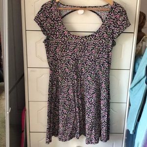 AE floral dress with back cut out!